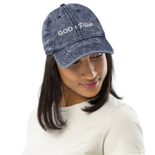 Load image into Gallery viewer, Vintage "God + PLan" Cap