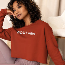 Load image into Gallery viewer, &quot;God+ Plan&quot; Crop Sweatshirt
