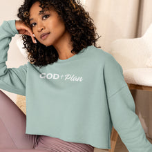 Load image into Gallery viewer, "God+ Plan" Crop Sweatshirt