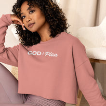 Load image into Gallery viewer, "God+ Plan" Crop Sweatshirt