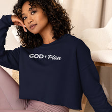 Load image into Gallery viewer, "God+ Plan" Crop Sweatshirt