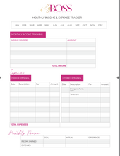 Load image into Gallery viewer, FlyBOSS Lifestyle Planner "Pretty Pink " Limited Edition