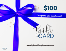 Load image into Gallery viewer, FlyBOSS Lifestyle Planner Giftcard

