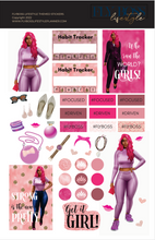 Load image into Gallery viewer, She&#39;s Pretty Pink Sticker Pack
